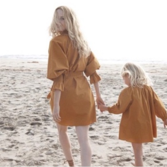 Doen Miro Dress in Golden Hour - NWT size XS mustard yellow cotton smocked - Picture 13 of 15